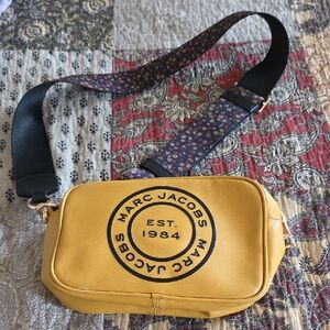 Marc Jacobs Yellow Bag with Black and White Interior